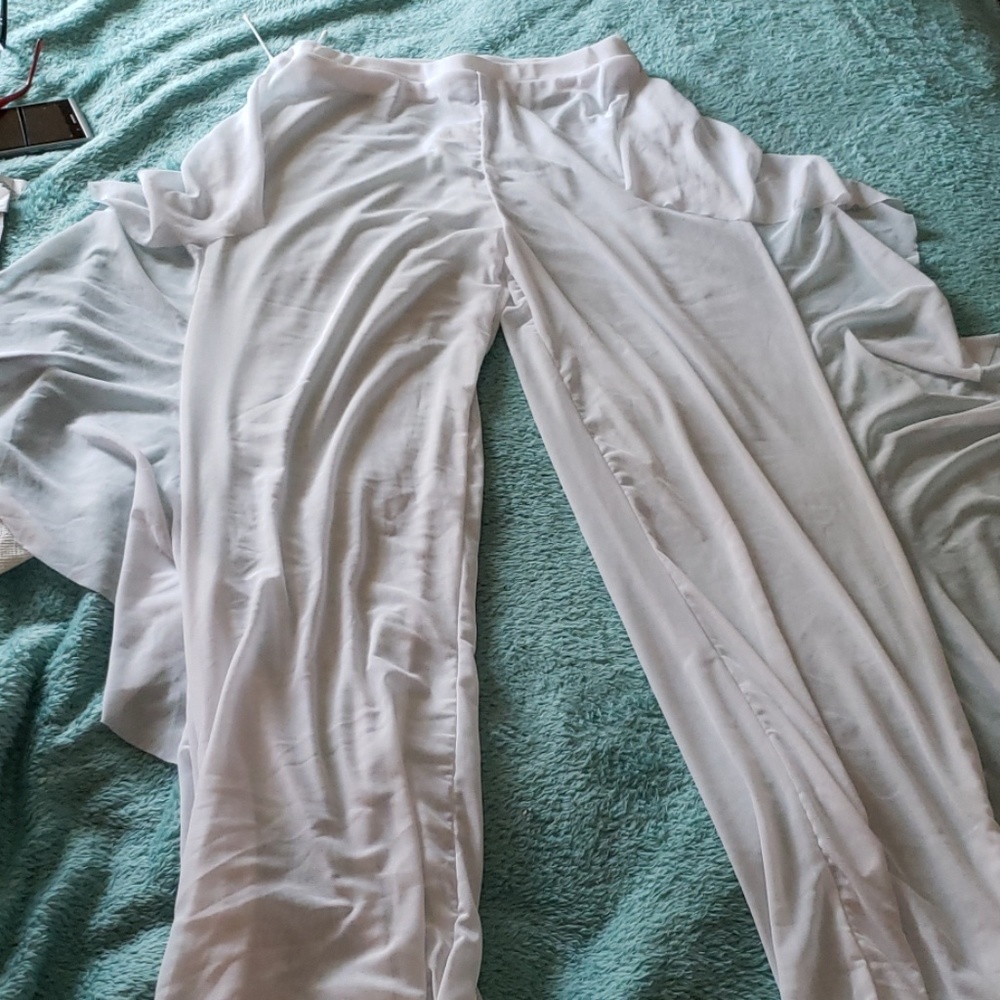 Sheer bathing suit cover bottom